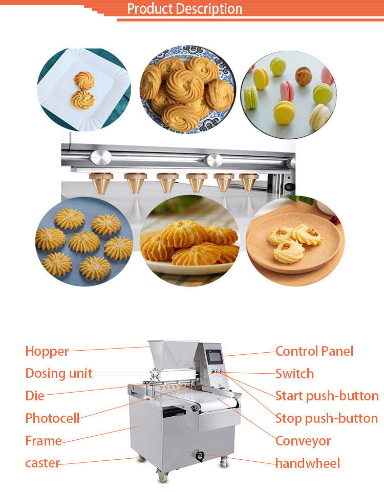 Cookie Machine, Depositor, Self Panning, Auto Traying