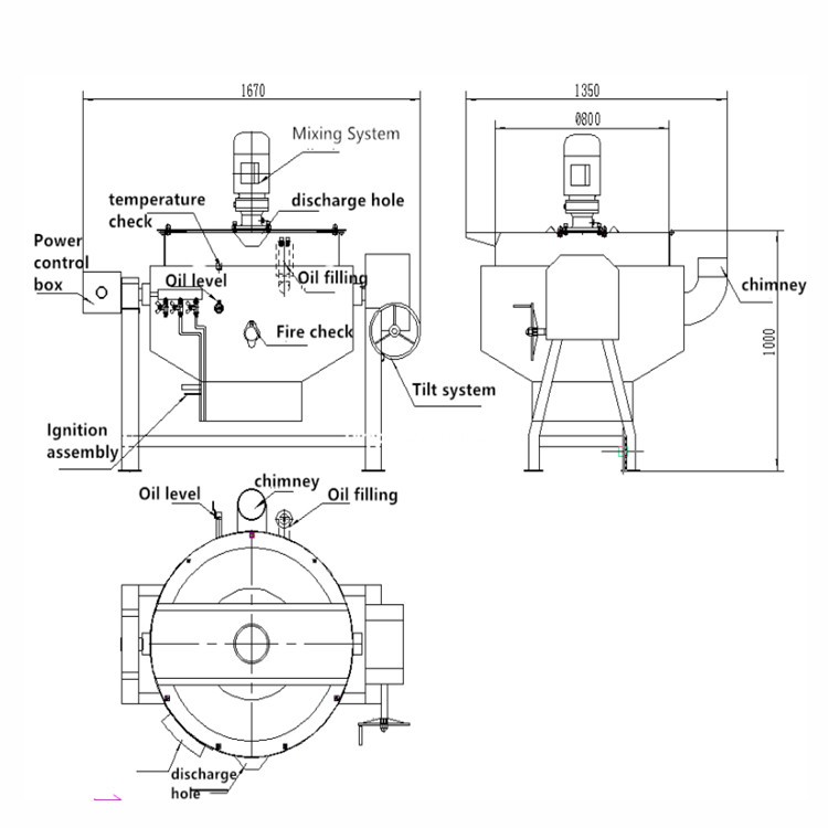 Oil Jacketed Kettle